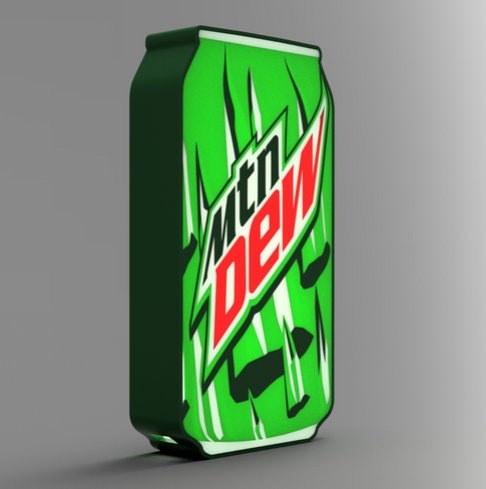 Mountain Dew Soda - LED Lightbox Sign/Lamp