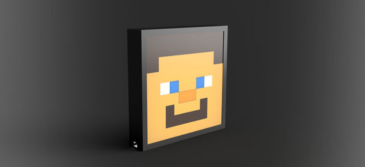 Minecraft Steve- LED Lightbox Sign/Lamp