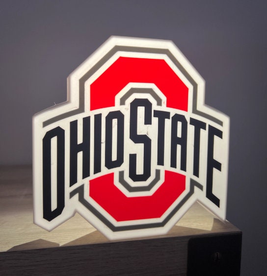 Ohio State Buckeyes inspired LED LightBox Sign / Lamp