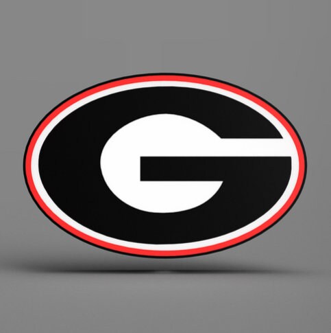 University of Georgia Bulldogs - LED LightBox Sign/Lamp