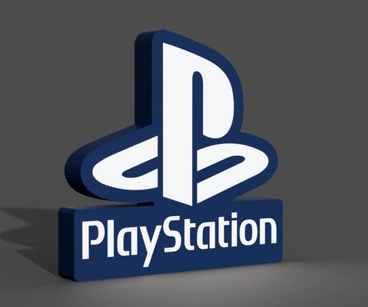 Sony Playstation inspired - LED LightBox Lamp / Sign