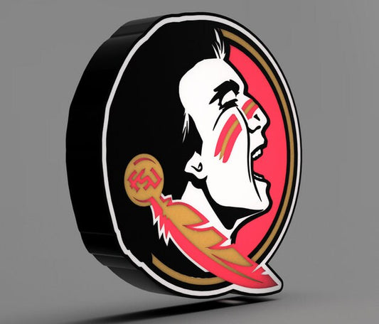 Florida State Seminoles- FSU - Inspired - LED LightBox Sign/Lamp