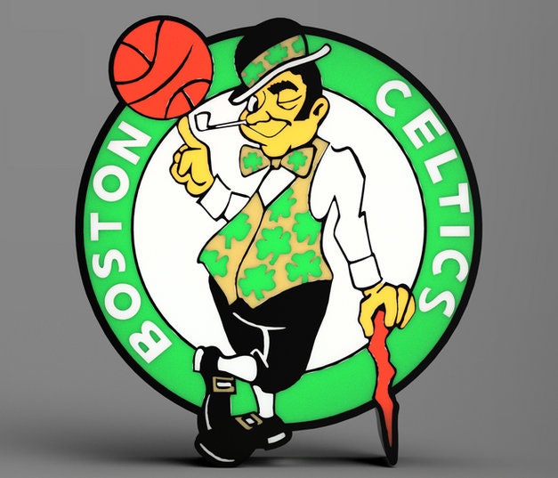 Boston Celtics NBA LED Lightbox Sign - NBA Team Logo Lamp