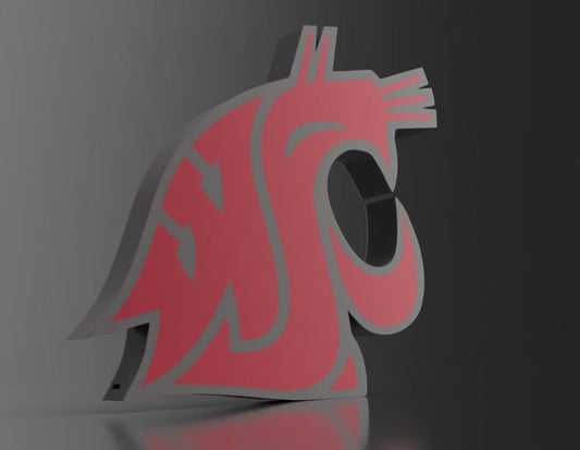 Washington State Cougars - LED Lightbox Sign/Lamp