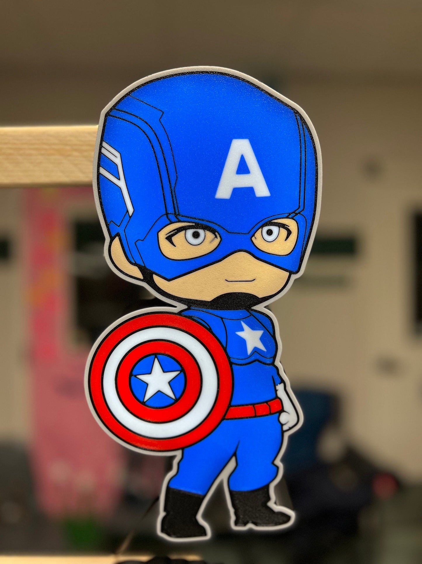 Captain America - Marvel -  LightBox Lamp / Sign
