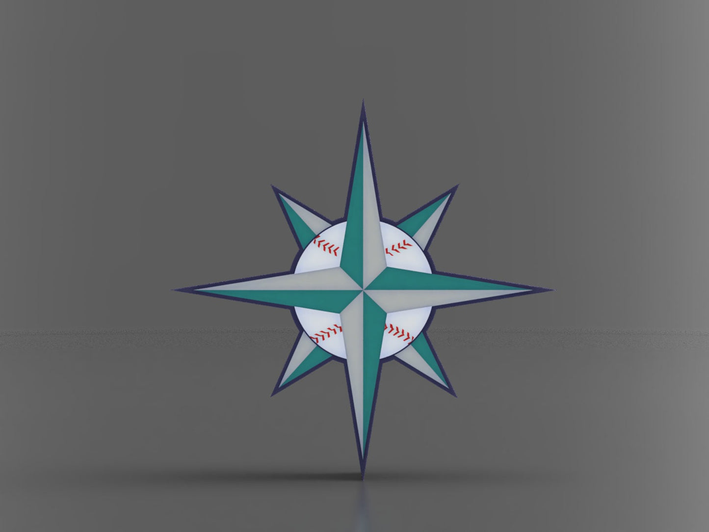 Seattle Mariners LED LightBox Sign / Lamp MLB