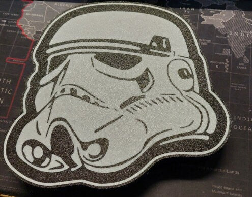 Star Wars inspired Storm Trooper LED Lightbox Lamp / Sign