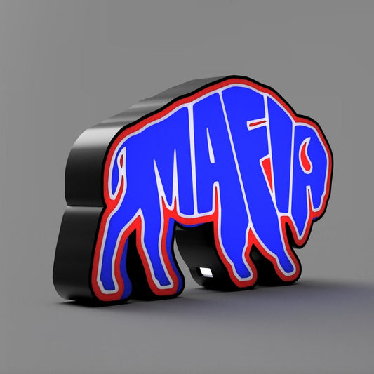 Buffalo Bills Mafia Light Box -LED Lightbox / Lamp