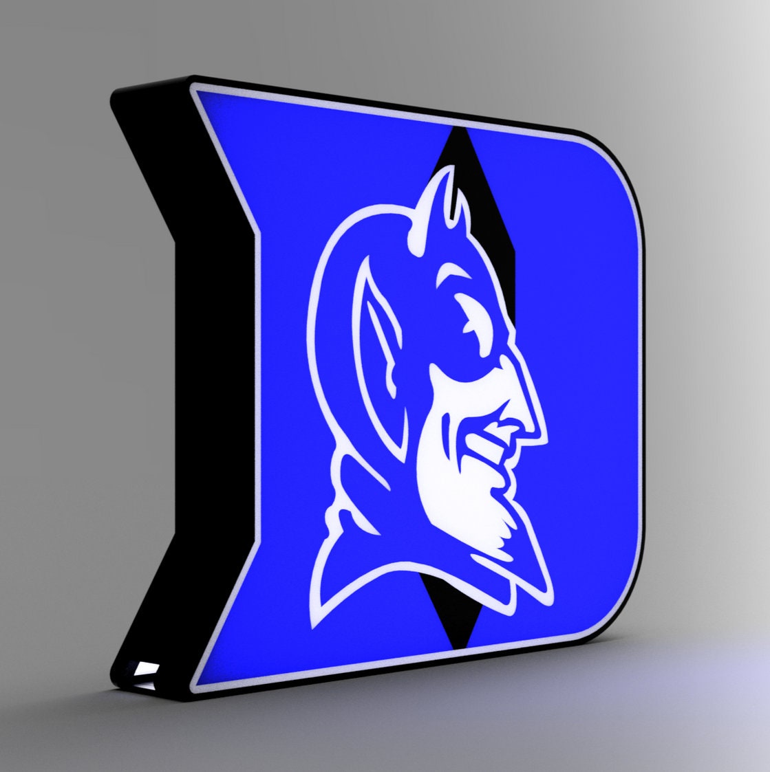 Duke Blue Devils LED Lightbox Sign/Lamp - College Baketball Inspired