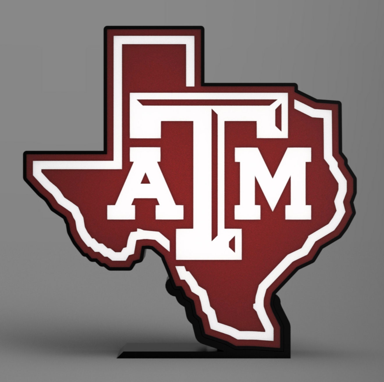 Texas A&M Aggies - LED LightBox Sign/Lamp