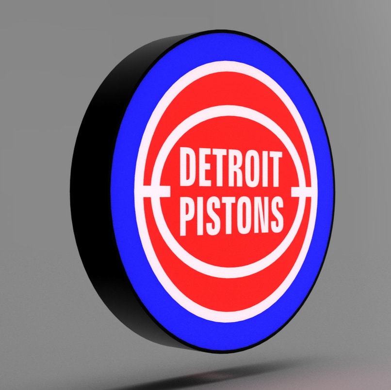 Detroit Pistons - NBA - LED Lightbox Sign/Lamp