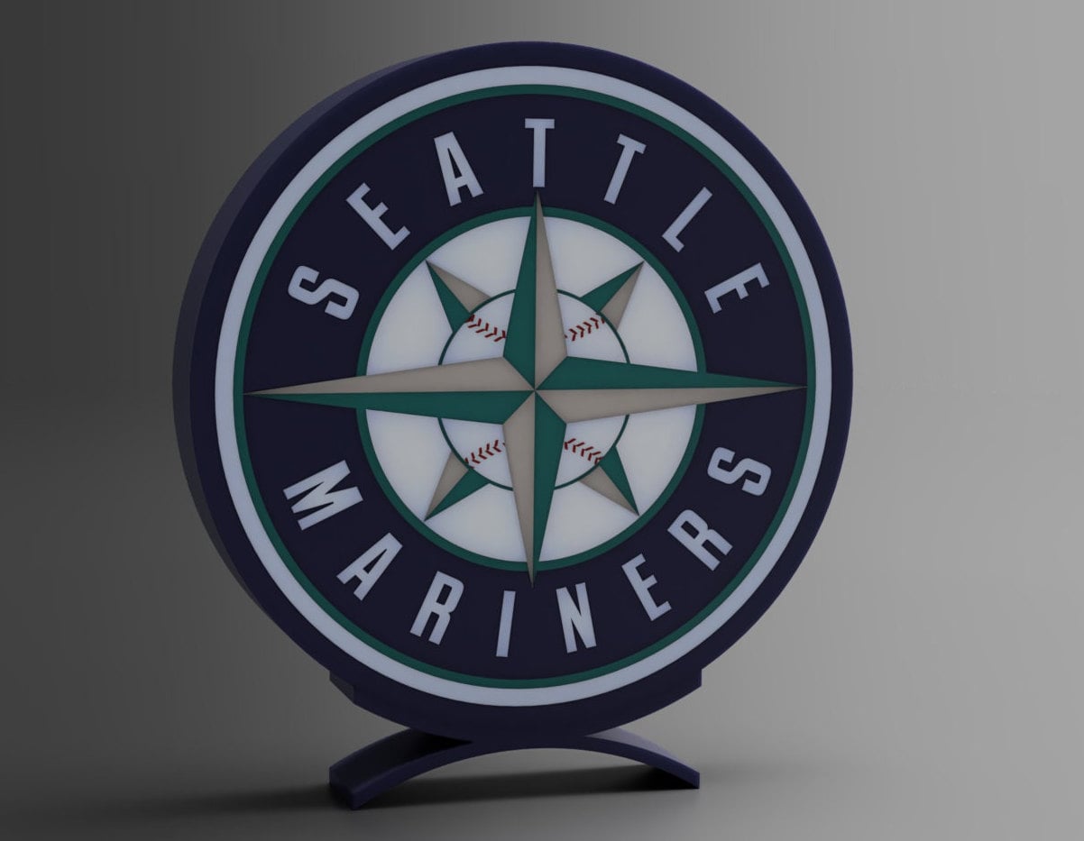 Seattle Mariners LED LightBox Sign / Lamp MLB