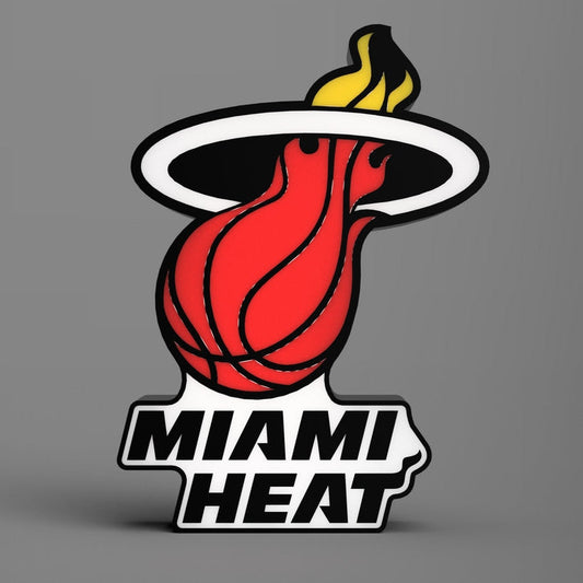 Miami Heat - NBA - LED Lightbox Sign/Lamp