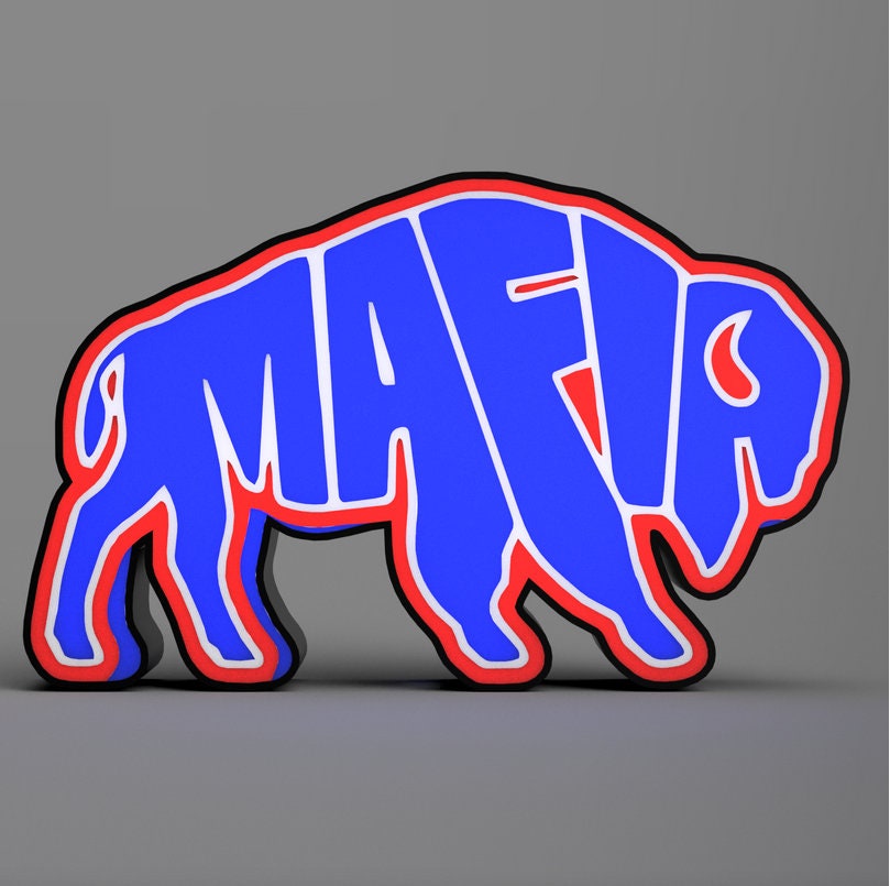 Buffalo Bills Mafia Light Box -LED Lightbox / Lamp