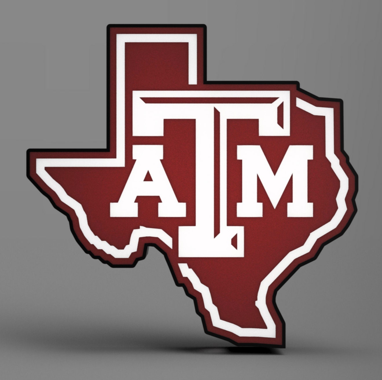 Texas A&M Aggies - LED LightBox Sign/Lamp