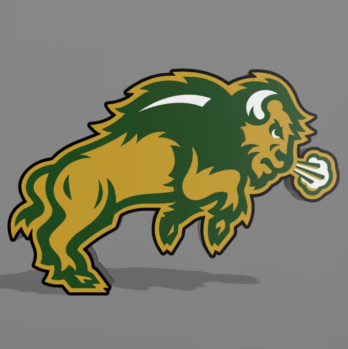 North Dakota State University  Buffaloes- LED LightBox Sign/Lamp