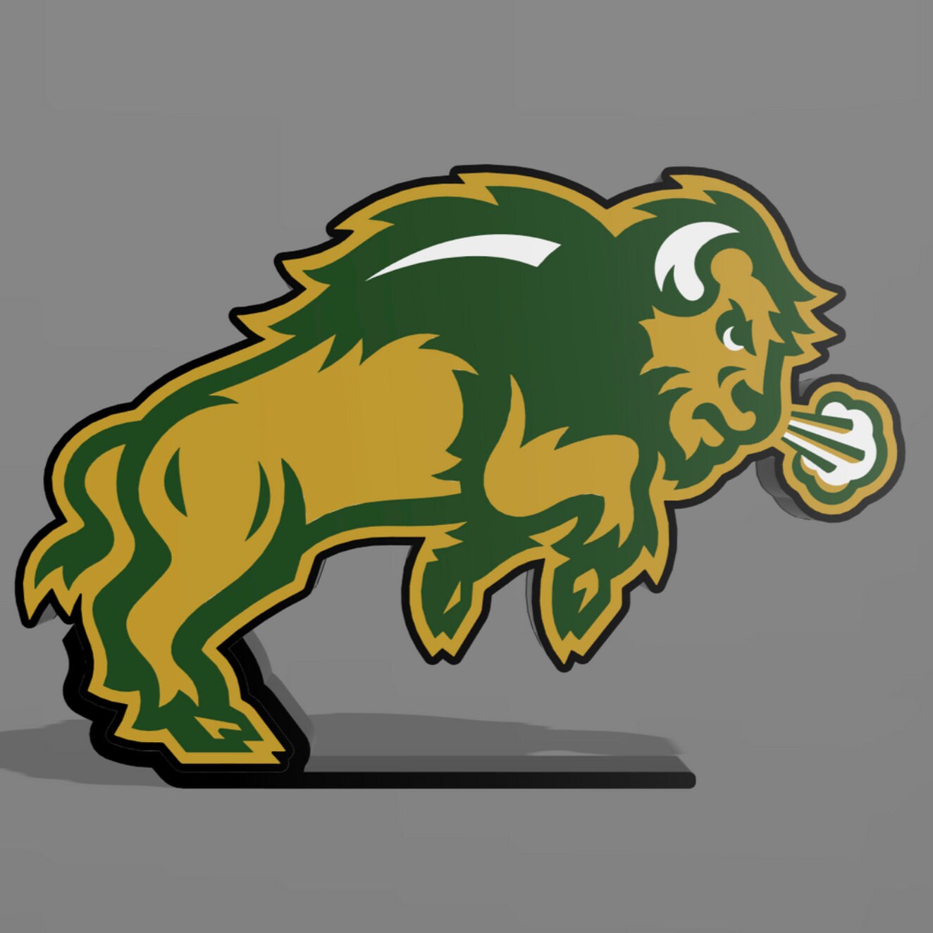 North Dakota State University  Buffaloes- LED LightBox Sign/Lamp