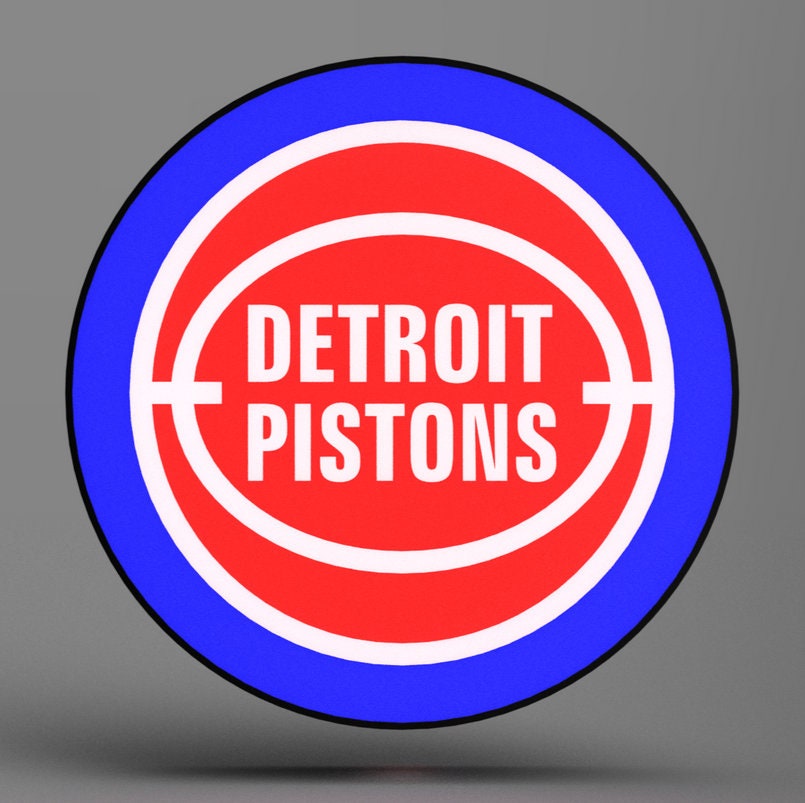 Detroit Pistons - NBA - LED Lightbox Sign/Lamp