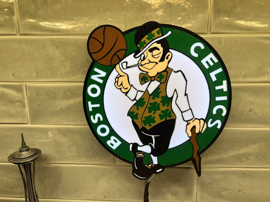 Boston Celtics NBA LED Lightbox Sign - NBA Team Logo Lamp