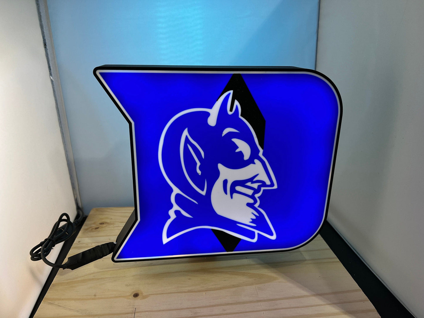 Duke Blue Devils LED Lightbox Sign/Lamp - College Baketball Inspired