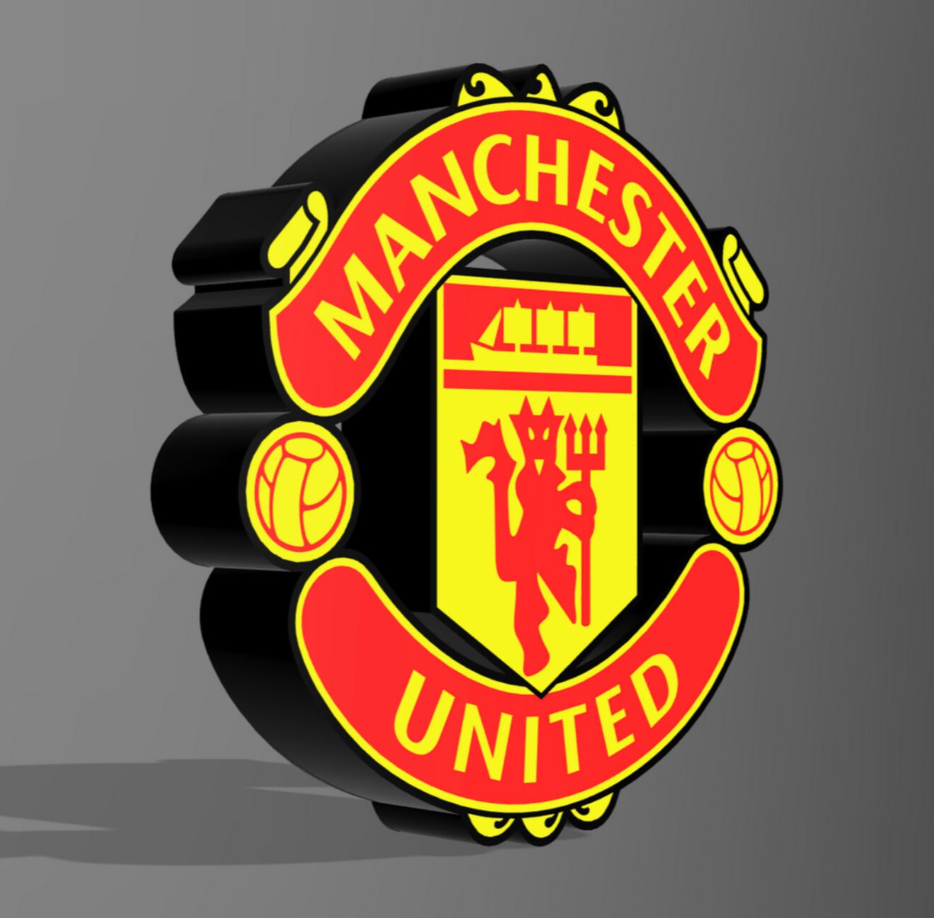 Manchester United FC - LED Lightbox Sign/Lamp