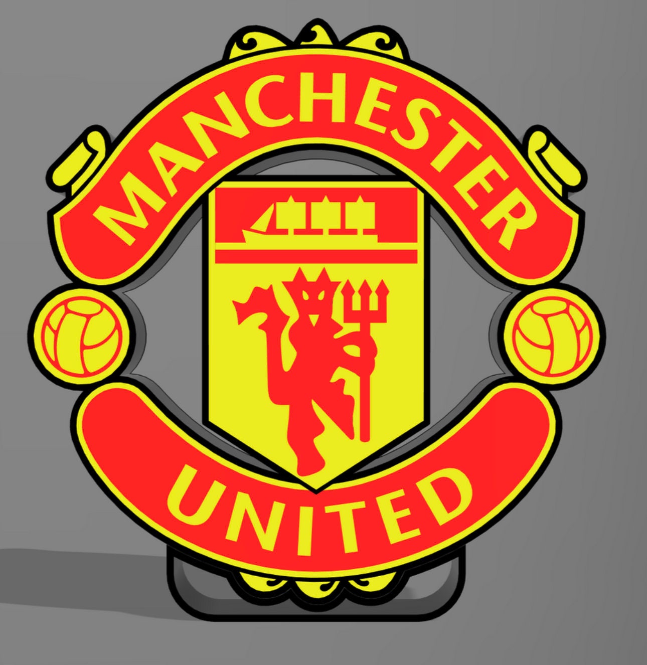 Manchester United FC - LED Lightbox Sign/Lamp