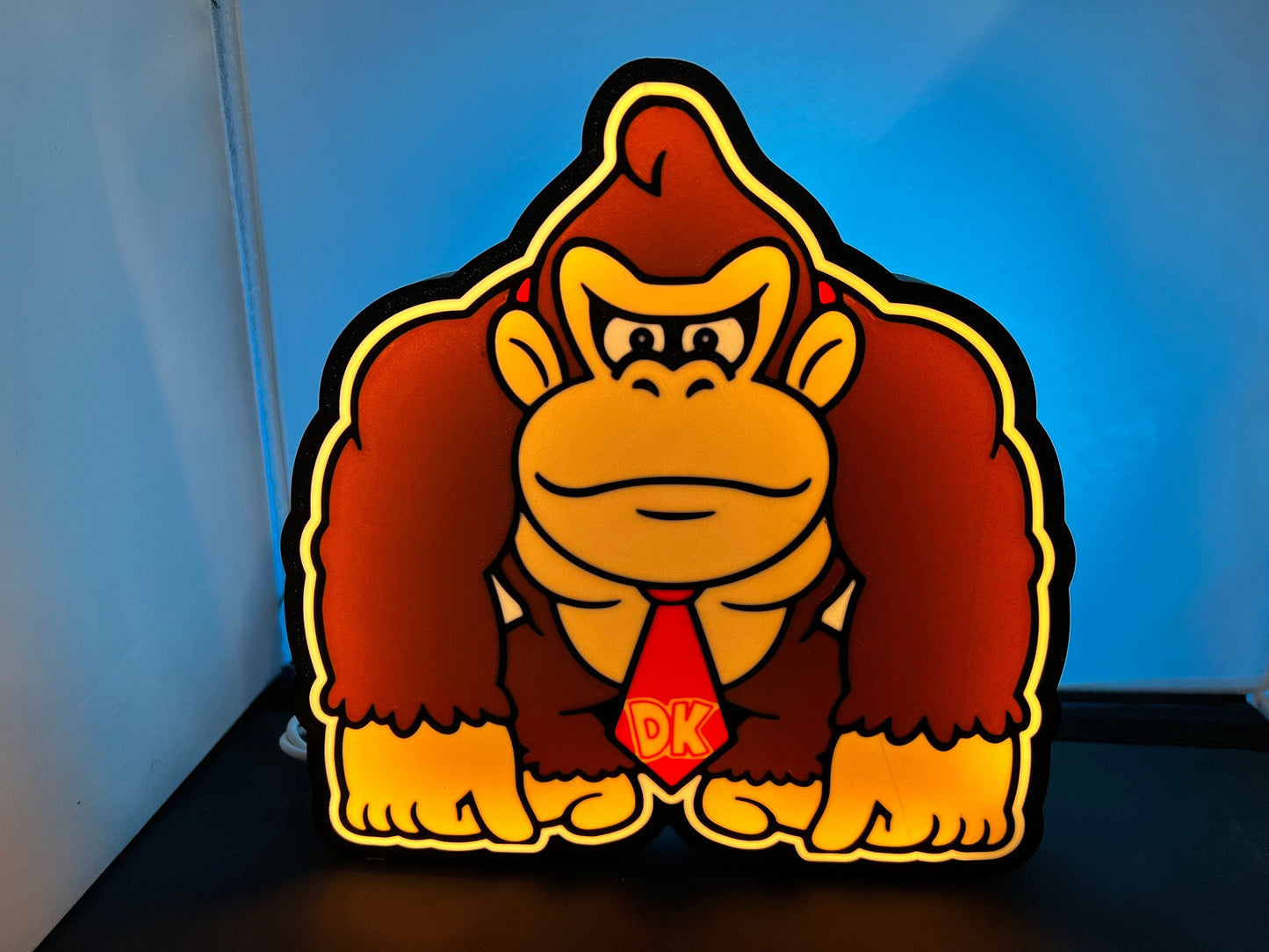 Donkey Kong - Super Mario Brothers inspired - LED Lightbox Sign/Lamp