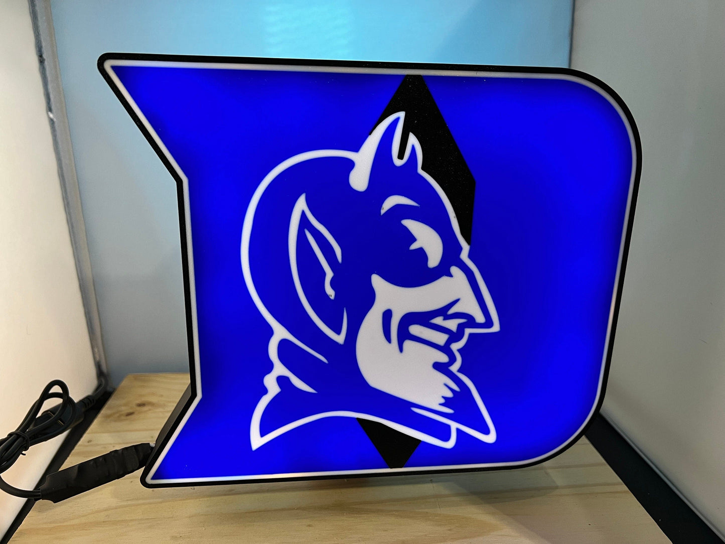 Duke Blue Devils LED Lightbox Sign/Lamp - College Baketball Inspired