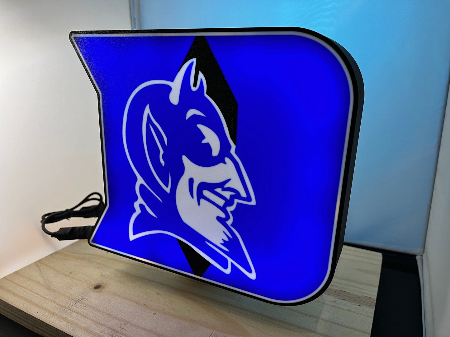 Duke Blue Devils LED Lightbox Sign/Lamp - College Baketball Inspired