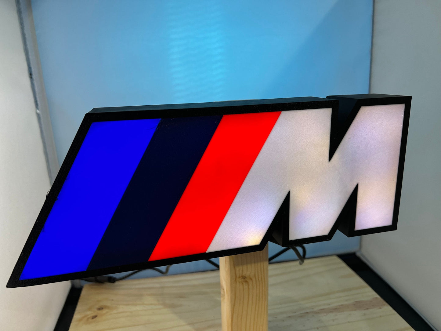 BMW M Power Series LED LightBox Sign - Logo Lamp