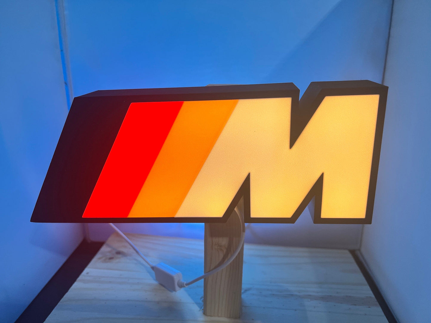 BMW M Power Series LED LightBox Sign - Logo Lamp