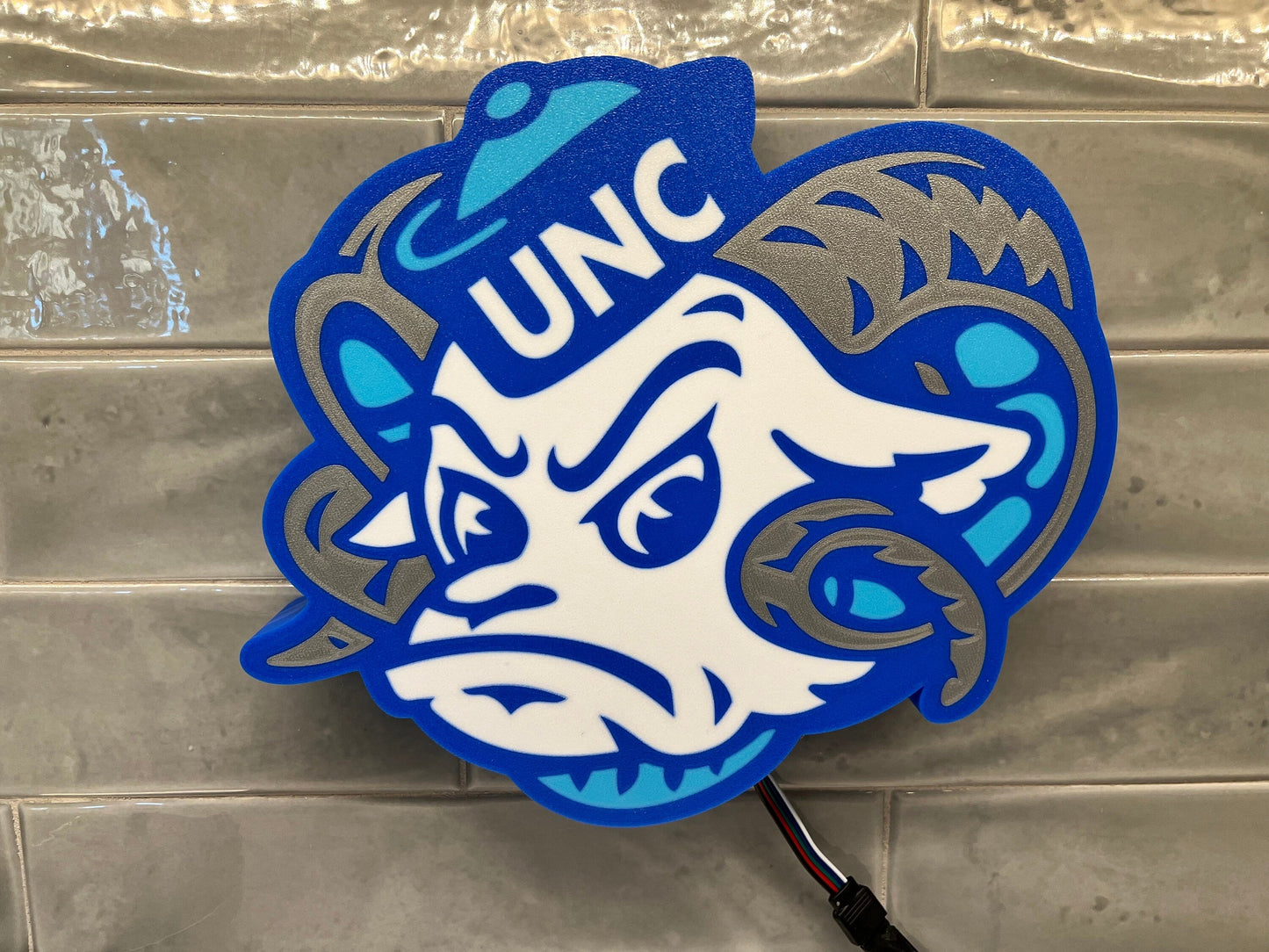 North Carolina Tarheels LED Lightbox Sign - Lamp for Fans and Alumni