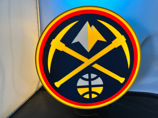 Denver Nuggets - NBA - LED Lightbox Sign/Lamp