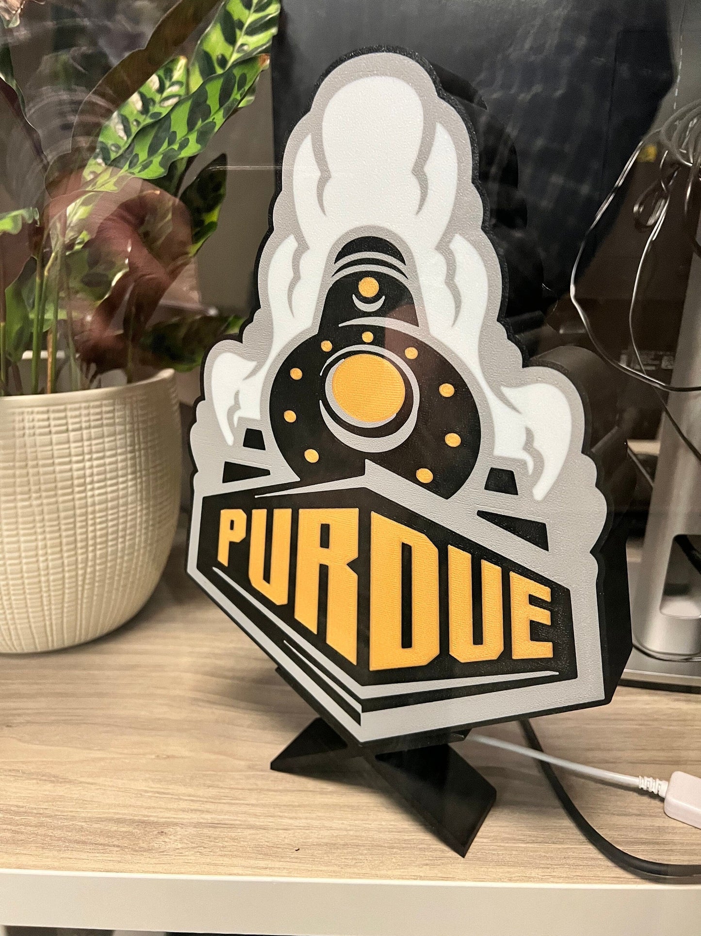 Purdue Boilermakers  LED Lightbox Sign/Lamp - Lamp for Fans and Alumni