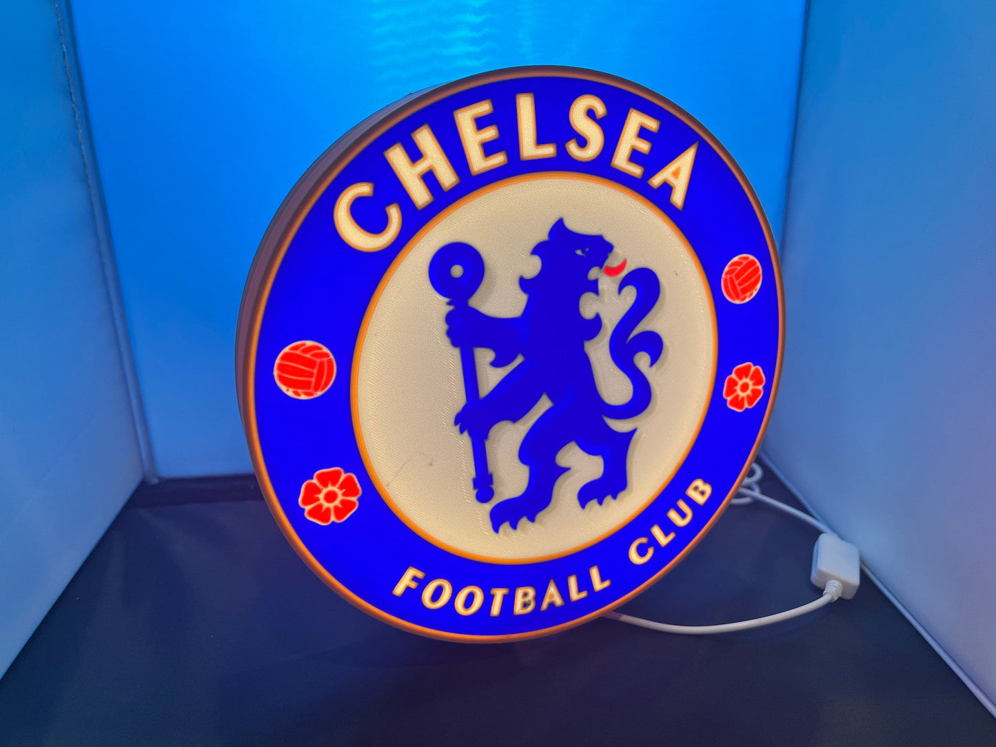 Chelsea FC LED Lightbox SignLamp - Licensed Football Club Decor