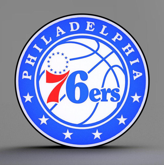 Philadelphia 76ers - NBA - LED Lightbox Sign/Lamp