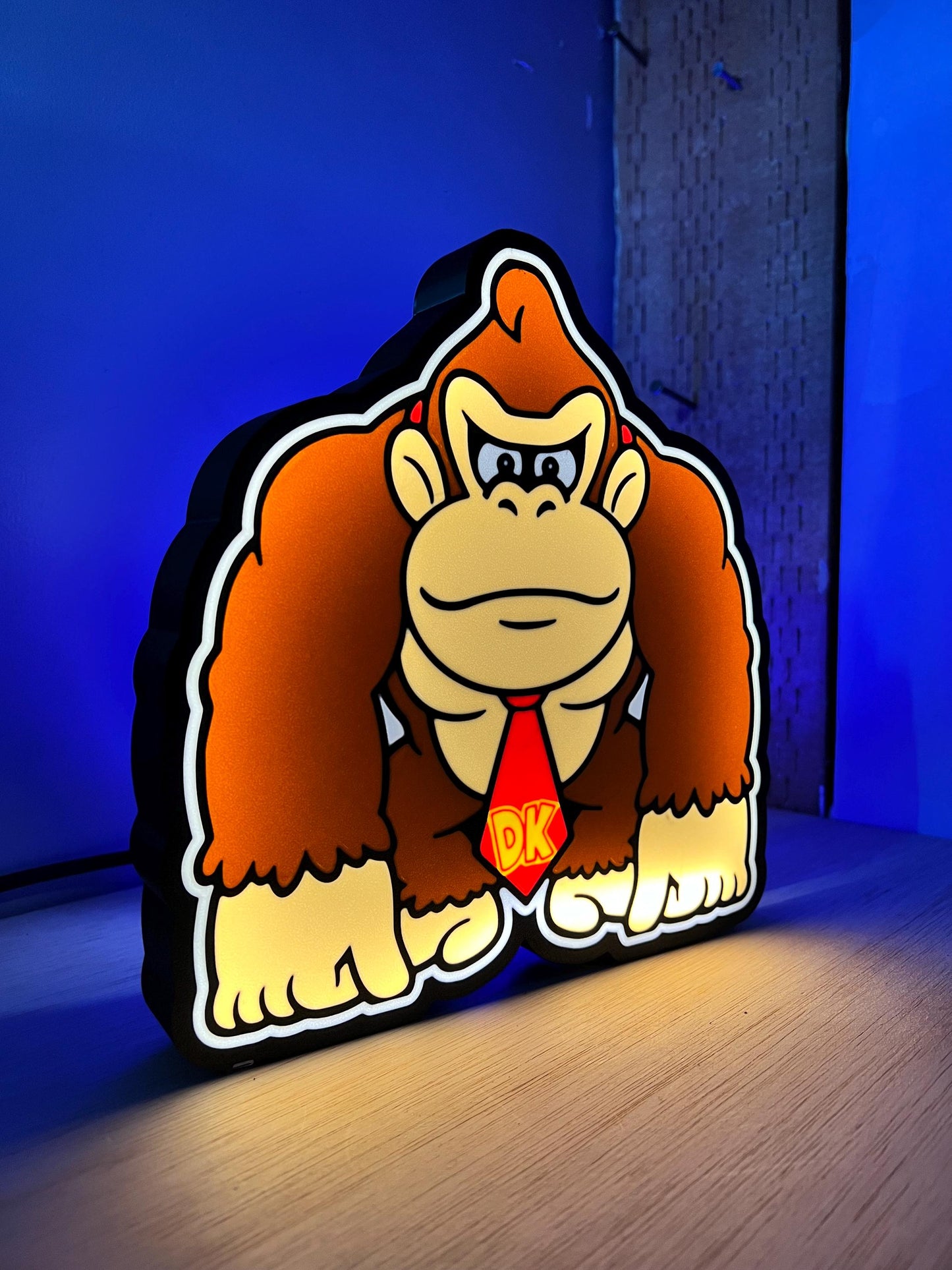 Donkey Kong - Super Mario Brothers inspired - LED Lightbox Sign/Lamp