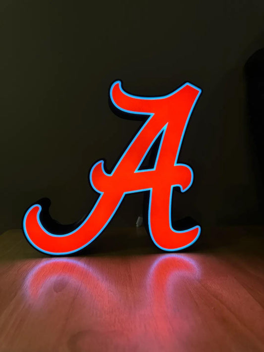 University of Alabama inspired - LED LightBox Sign/Lamp