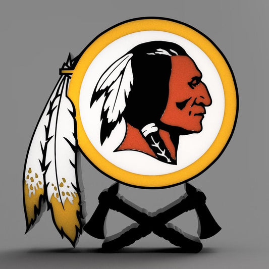 Washington Commanders LED Lightbox - Alternate Design