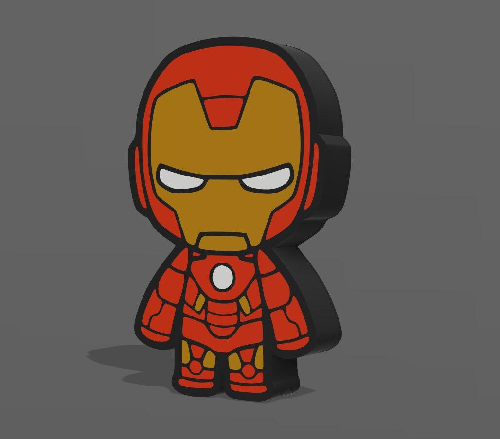Iron Man- Marvel - LightBox Lamp / Sign