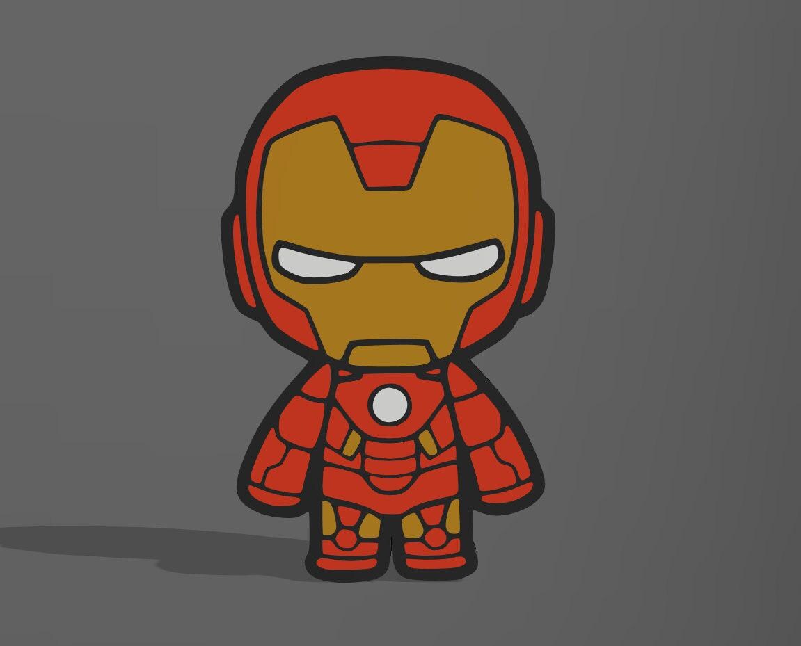 Iron Man- Marvel - LightBox Lamp / Sign