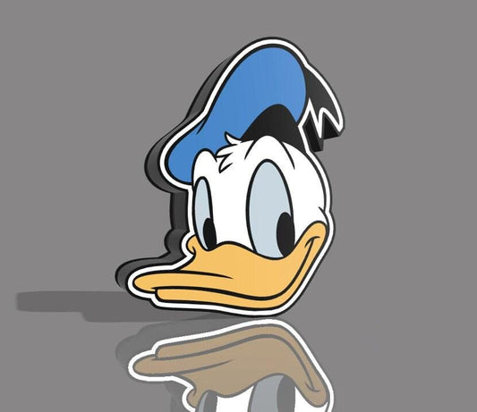 Donald Duck (Disney) inspired - LED LightBox Lamp / Sign