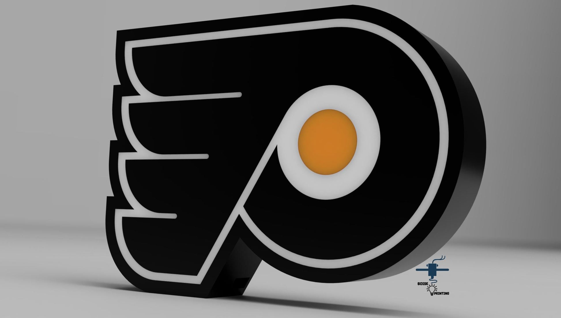a black and white logo with an egg in the center