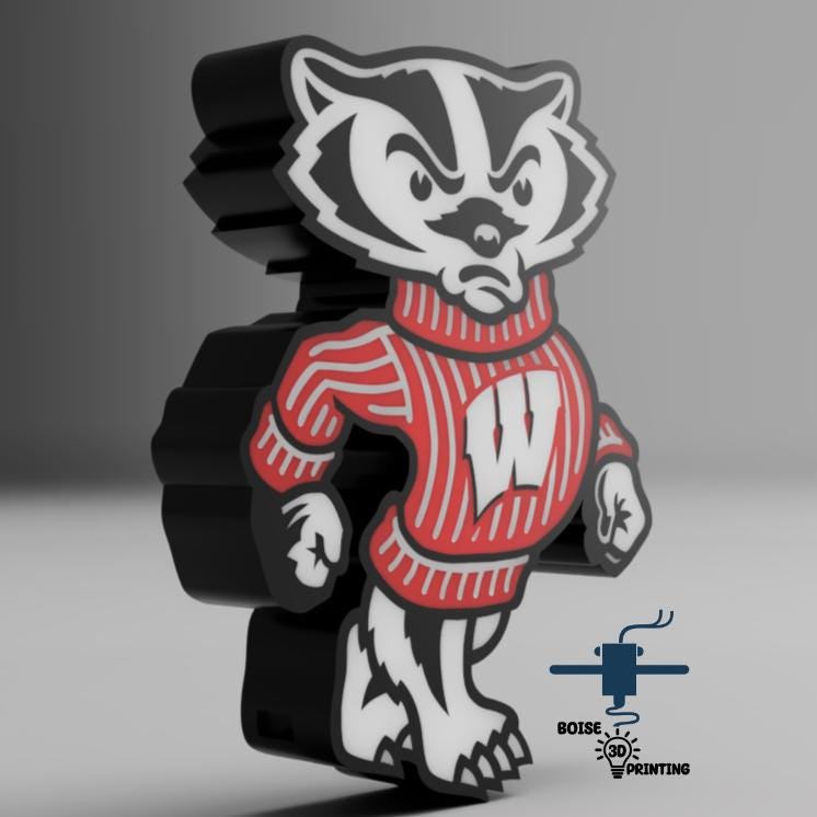 a 3d image of a raccoon wearing a sweater
